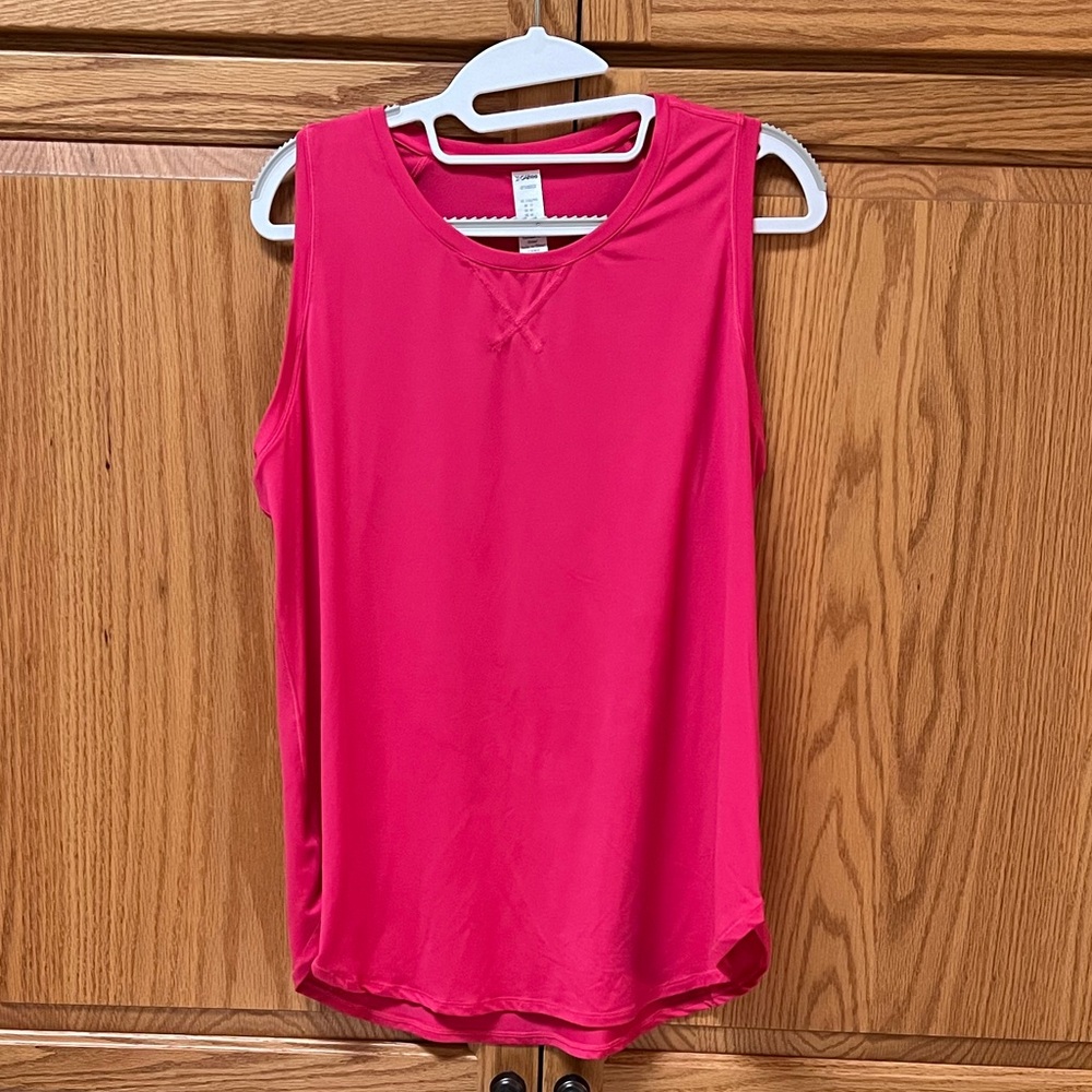 G4 Free Vibrant Pink Sleeveless Tank Top, EUC, Size L